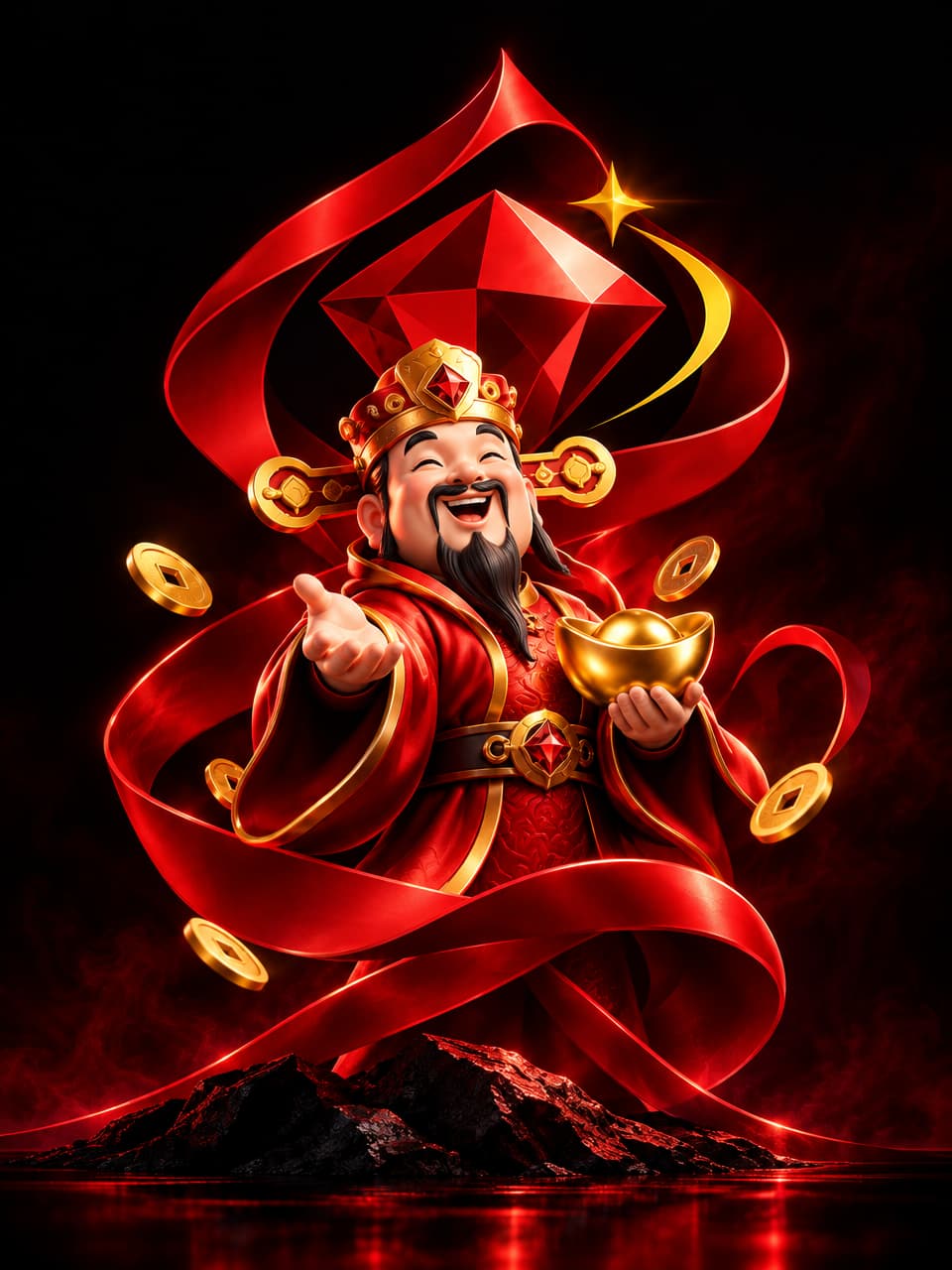 ภาพเกม PG Cai Shen Wins ที่ออกแบบใหม่สำหรับ 789pg - 789พีจี